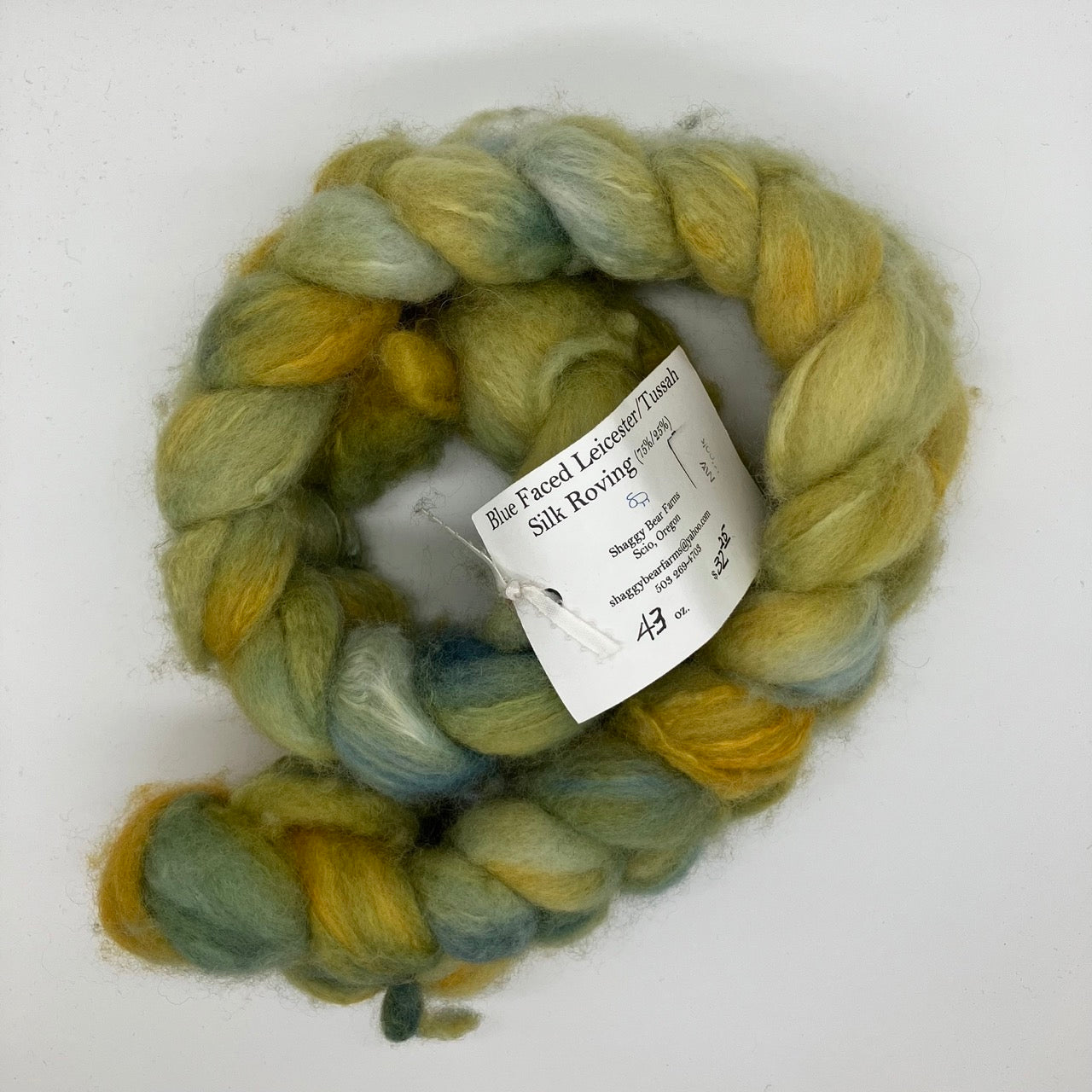 Shaggy Bear Farms Hand-Dyed Roving