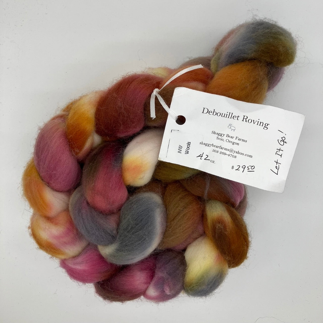 Shaggy Bear Farms Hand-Dyed Roving