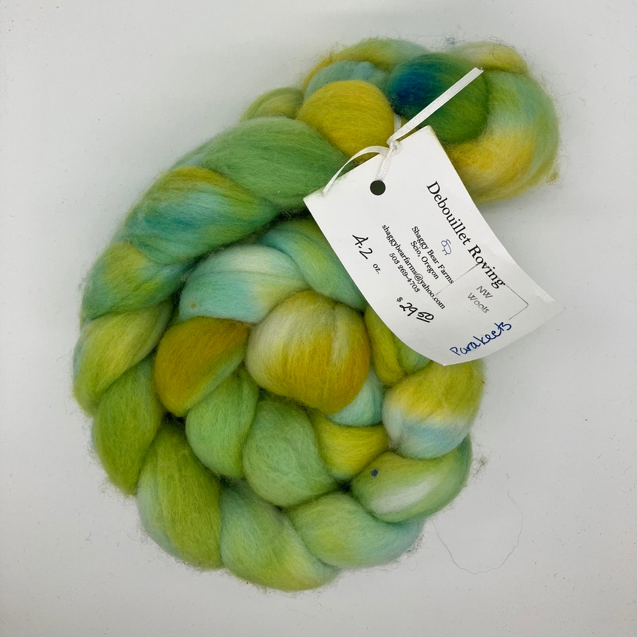 Shaggy Bear Farms Hand-Dyed Roving