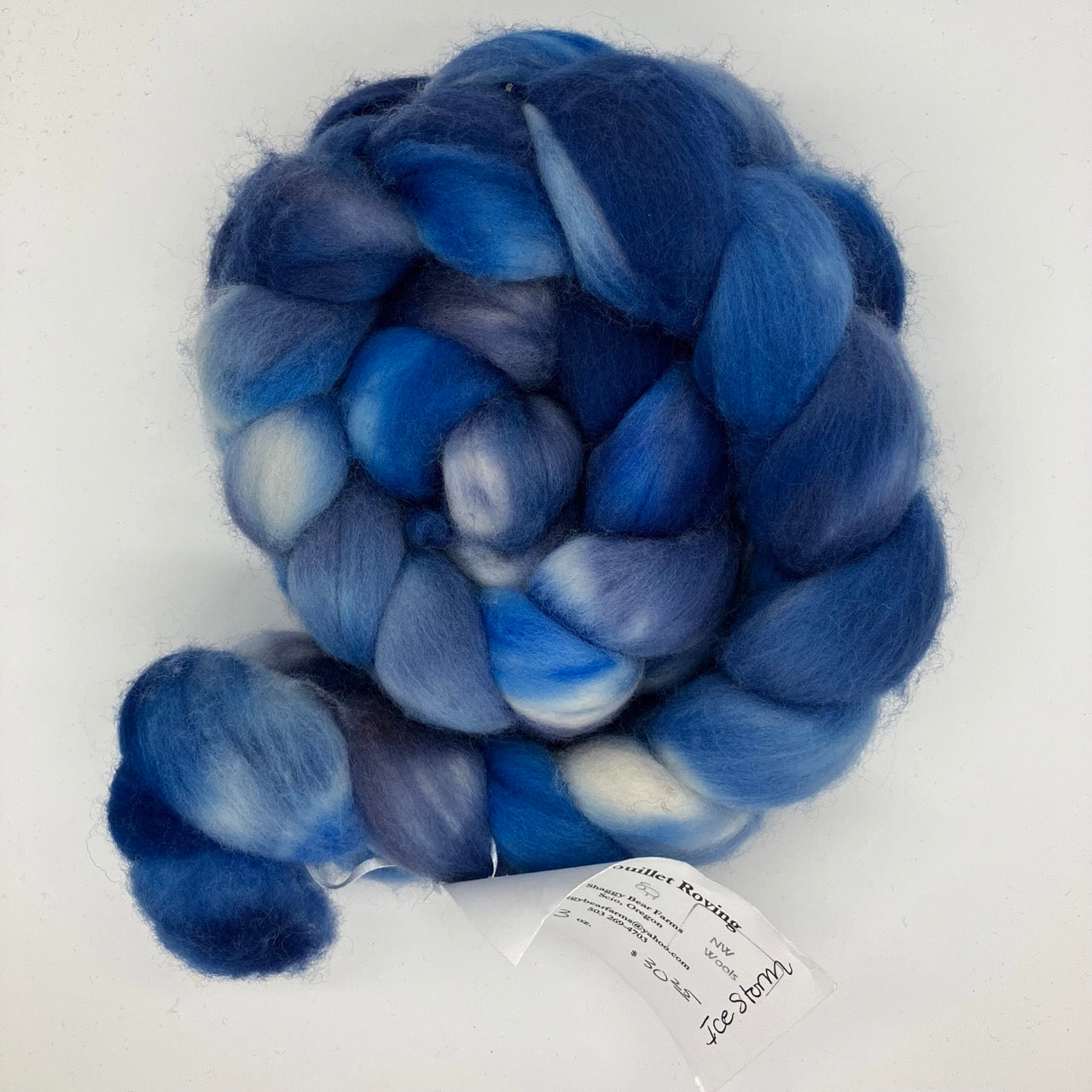 Shaggy Bear Farms Hand-Dyed Roving