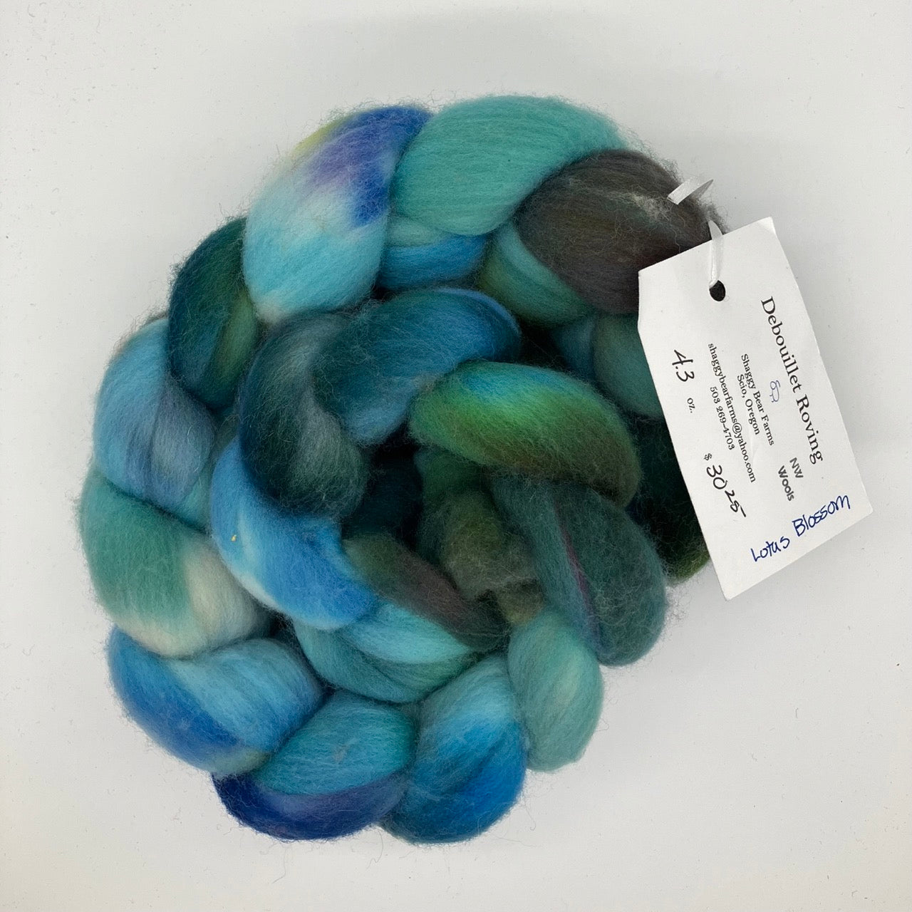 Shaggy Bear Farms Hand-Dyed Roving