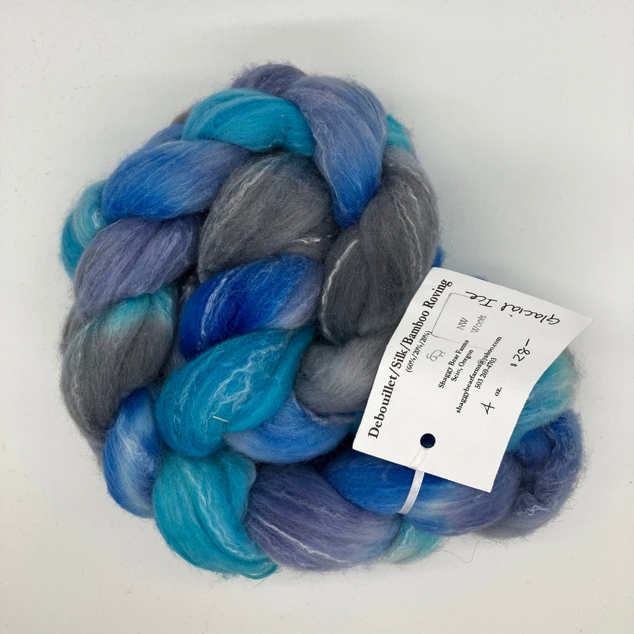 Shaggy Bear Farms Hand-Dyed Roving