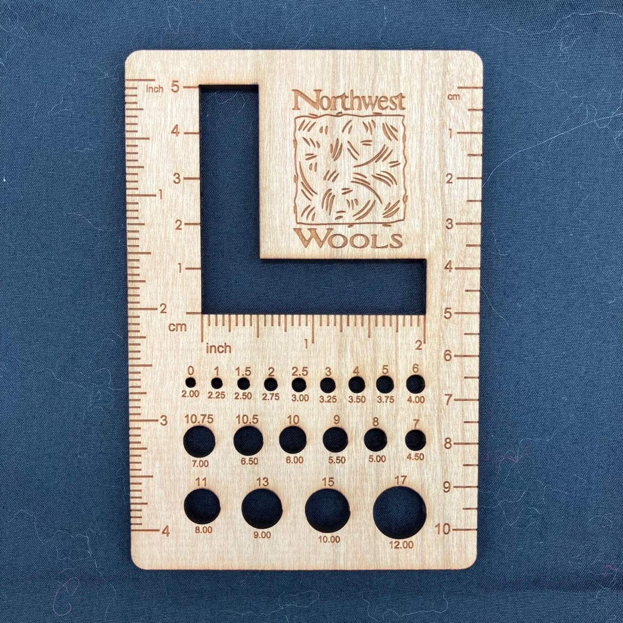 Northwest Wools Needle Gauge