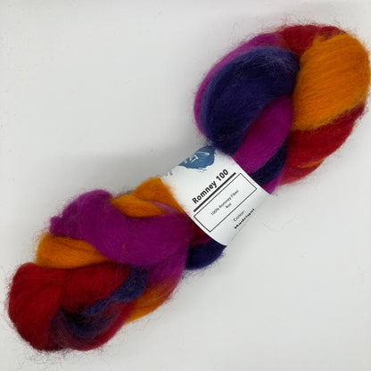 Abstract Fibers Hand-Dyed Roving
