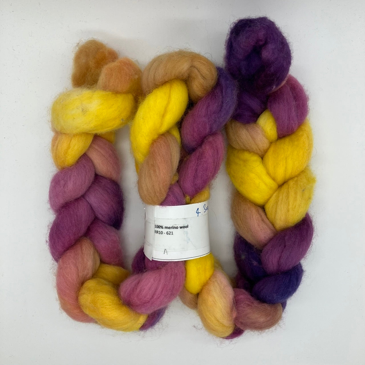 Three Fates Yarns Hand-Dyed Roving