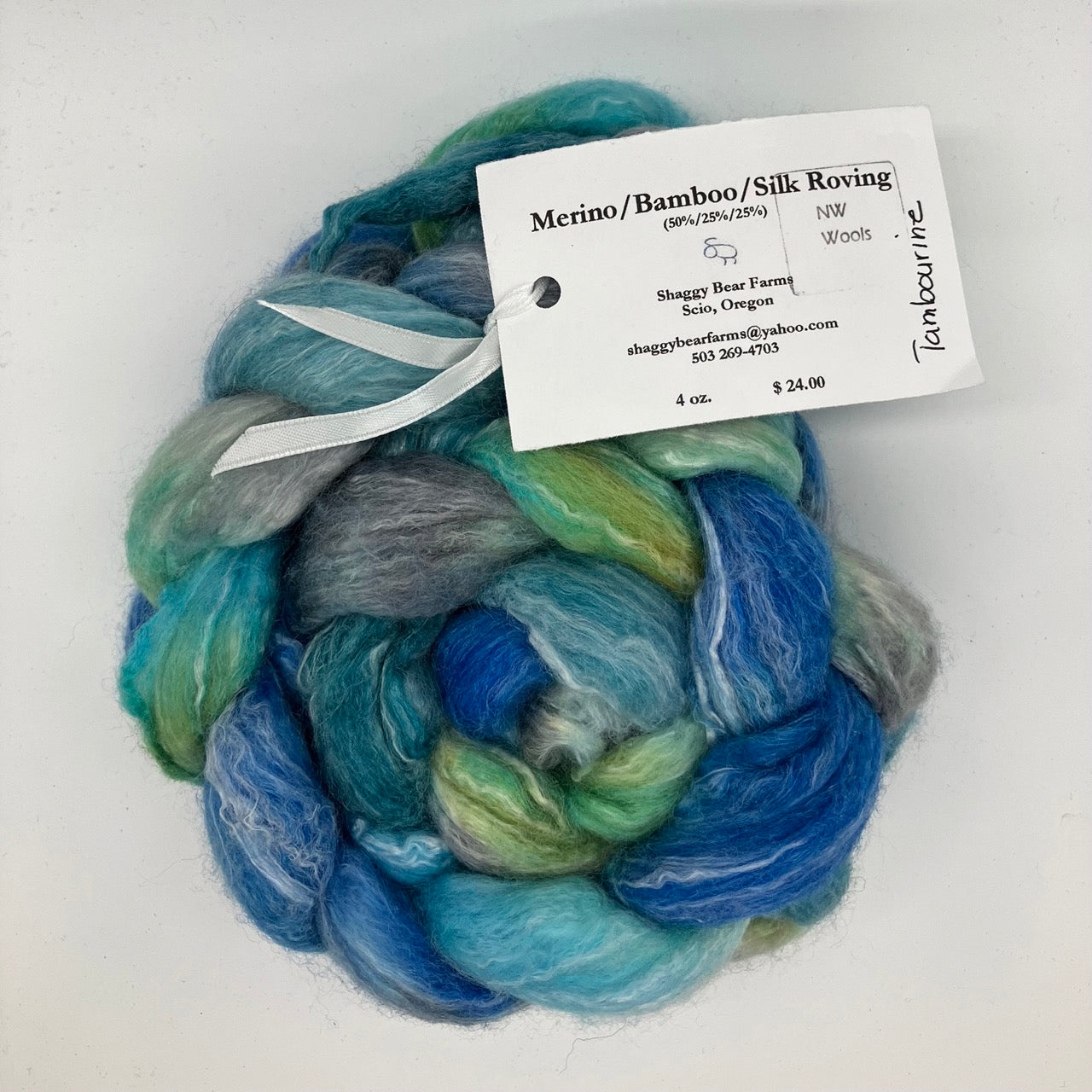 Shaggy Bear Farms Hand-Dyed Roving