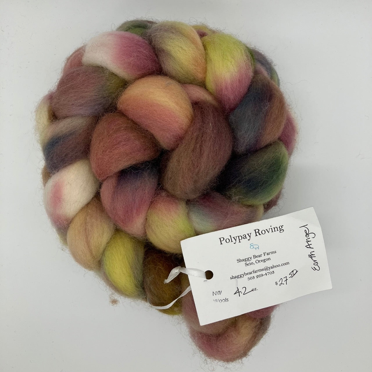 Shaggy Bear Farms Hand-Dyed Roving