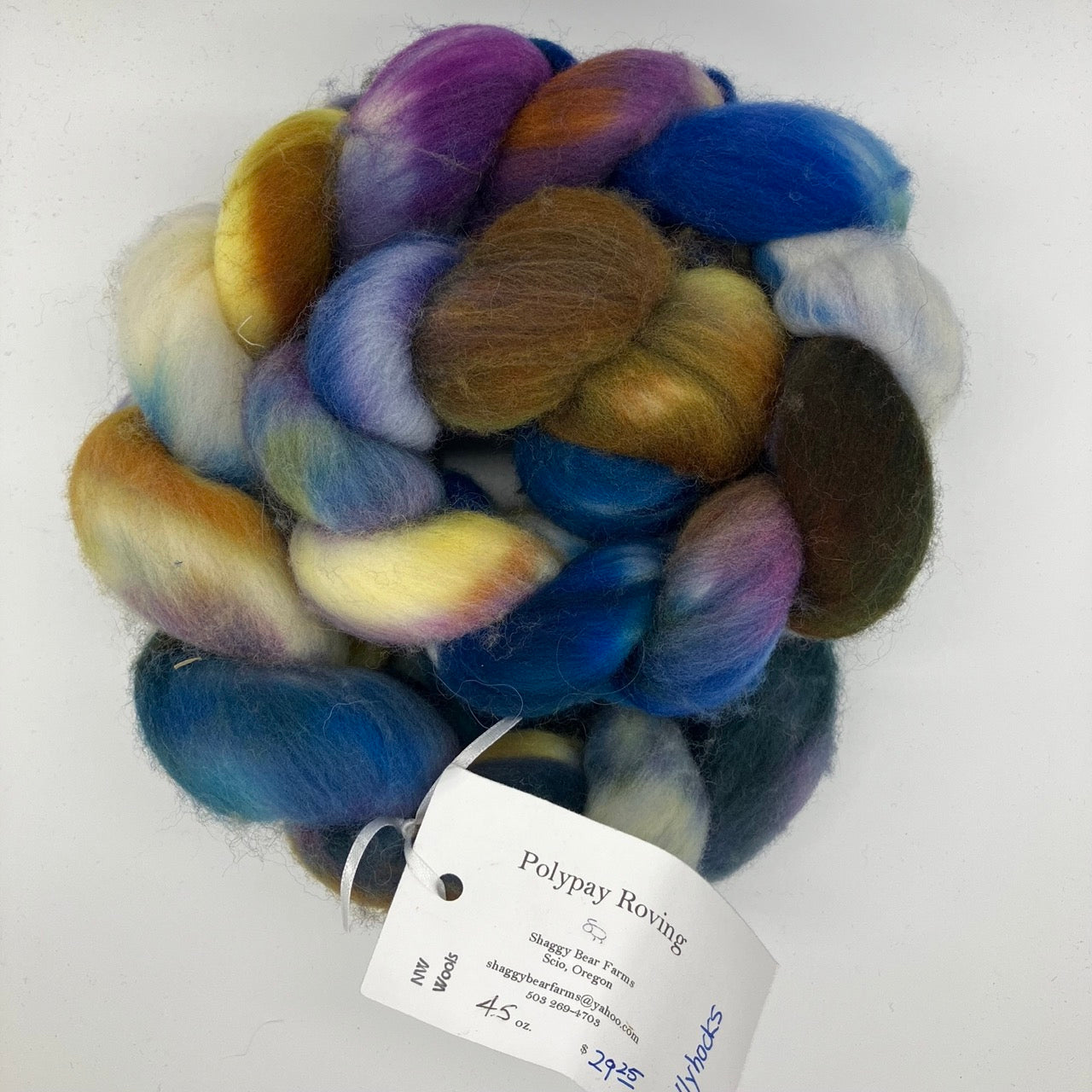 Shaggy Bear Farms Hand-Dyed Roving