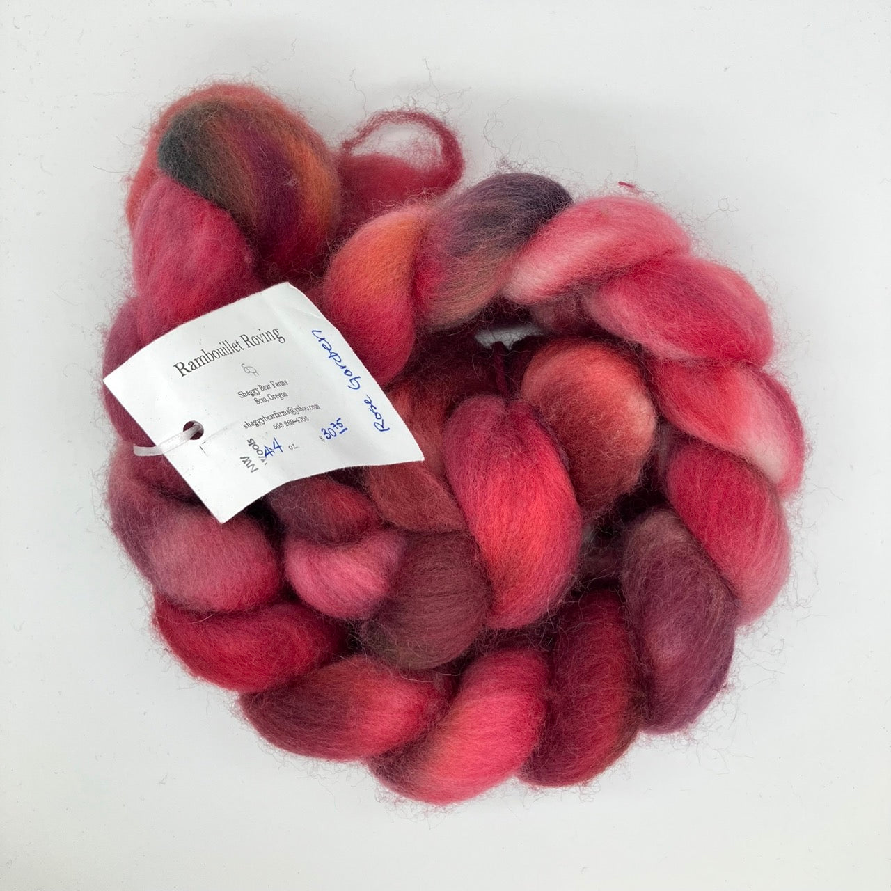 Shaggy Bear Farms Hand-Dyed Roving