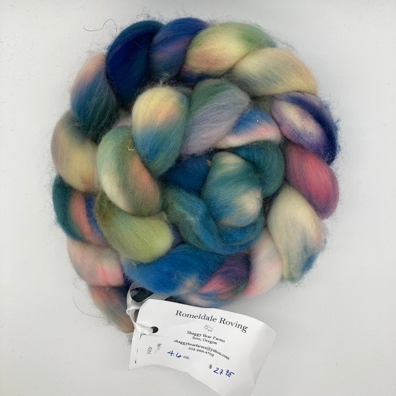 Shaggy Bear Farms Hand-Dyed Roving