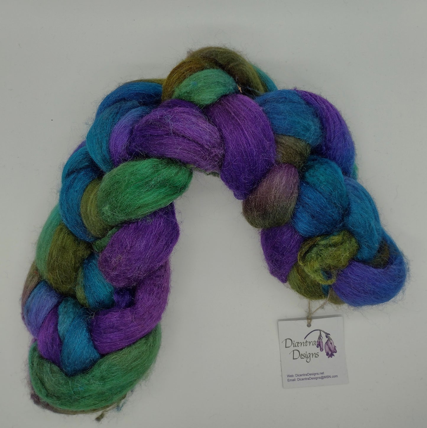 Merino/Yak/Silk Roving