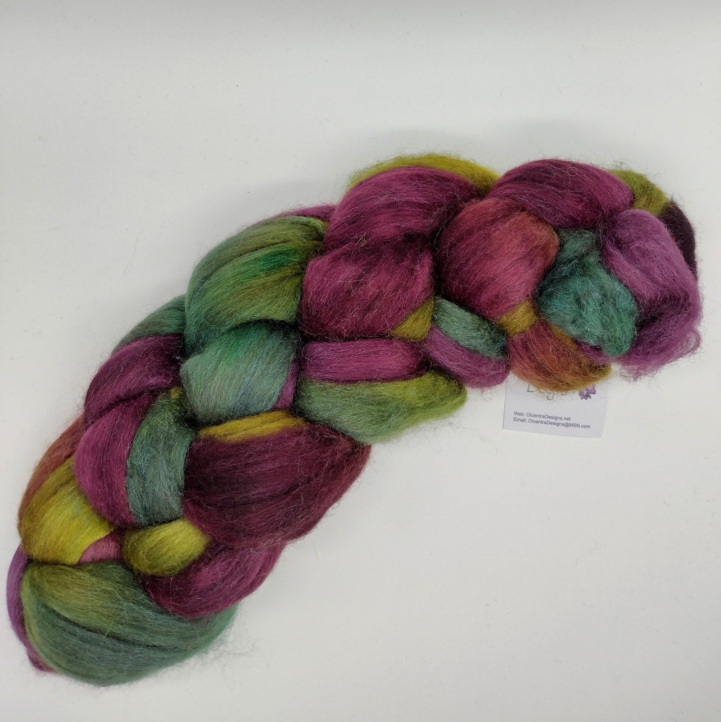 Merino/Yak/Silk Roving