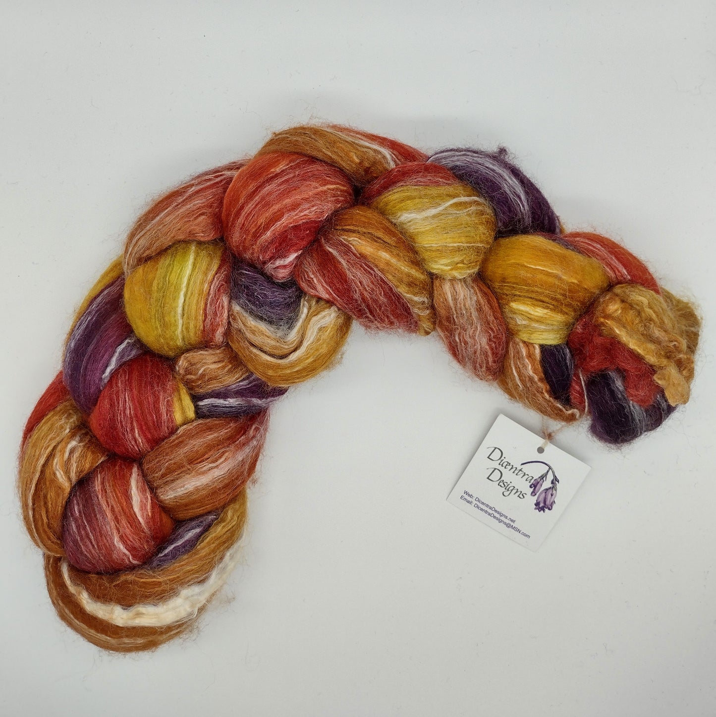 Merino/Bamboo/Silk Roving
