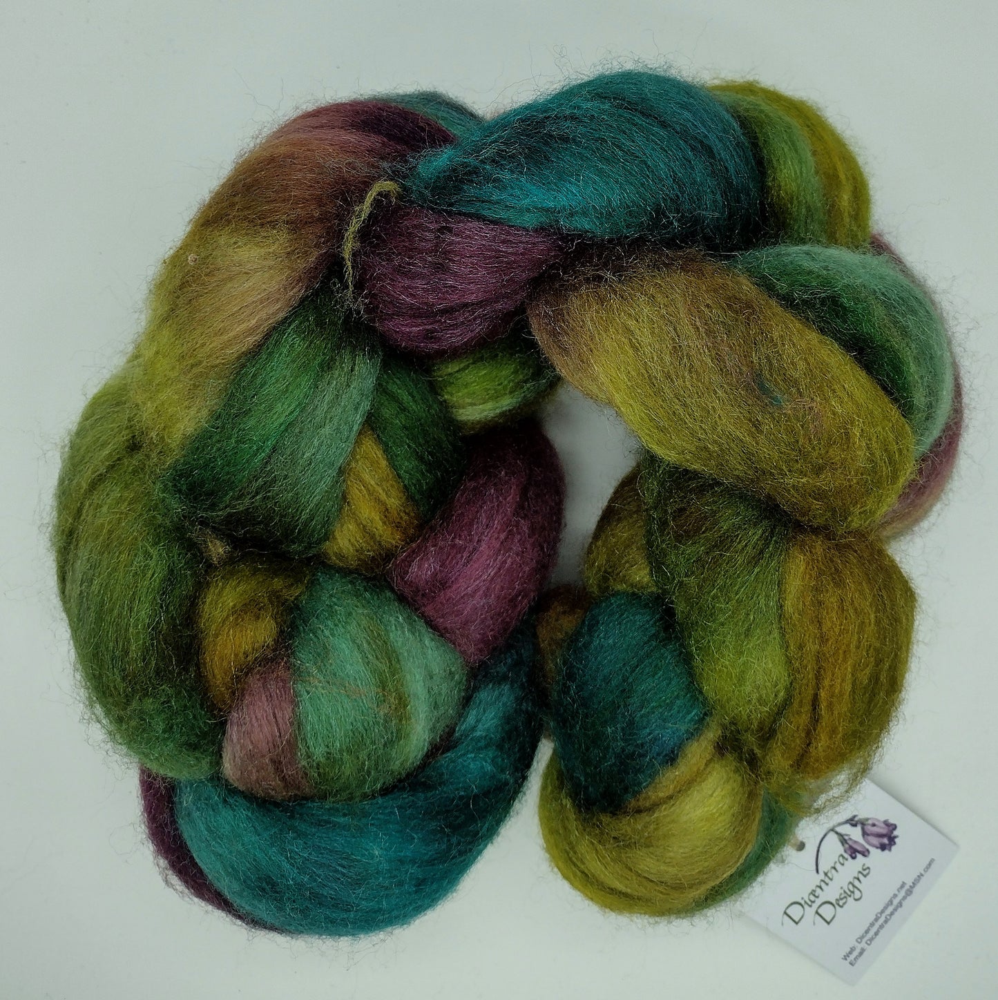 Merino/Yak/Silk Roving