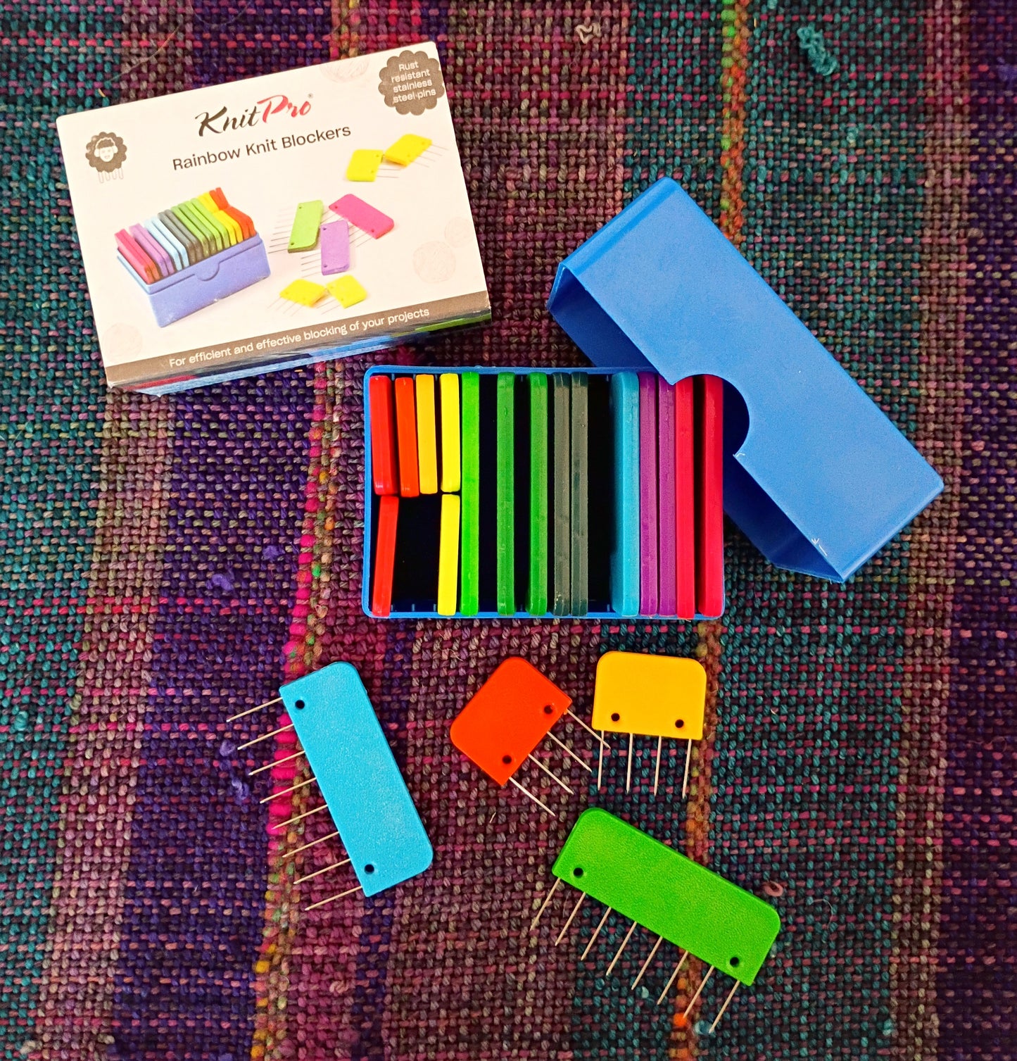 Rainbow Knit Blockers