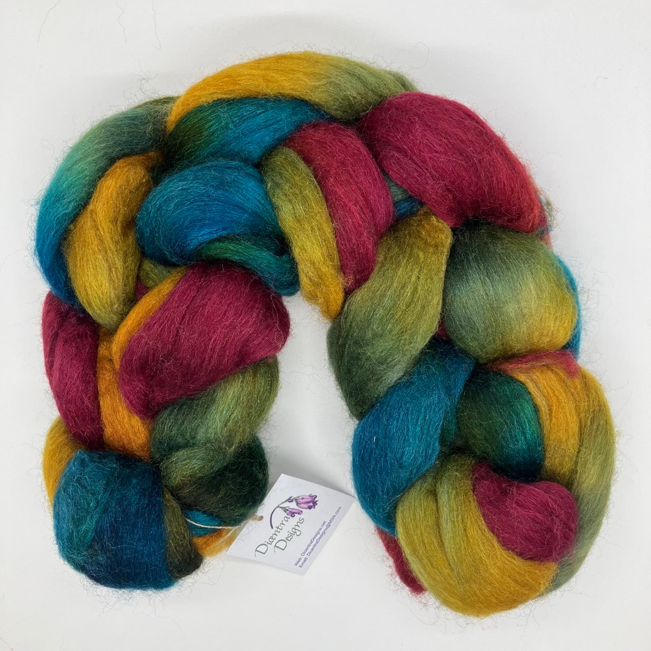 Merino/Yak/Silk Roving