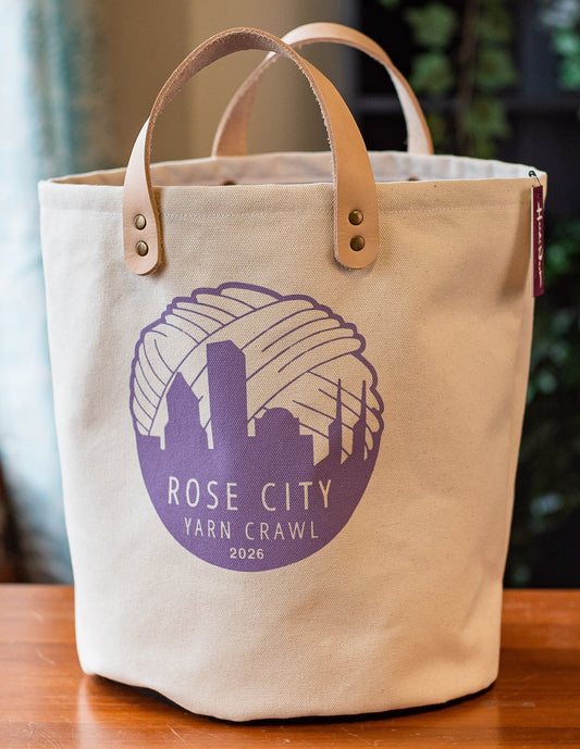 2026 Rose City Yarn Crawl Bucket Bag