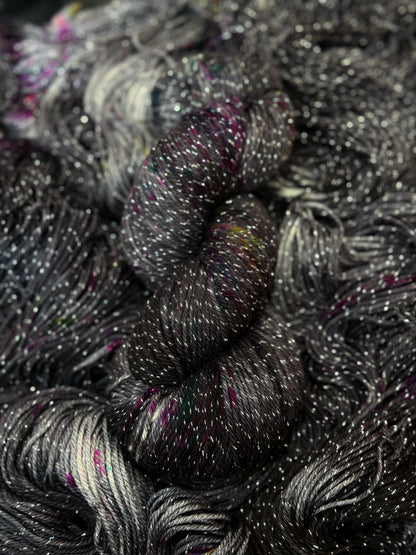 Silver Star Sparkle Sock
