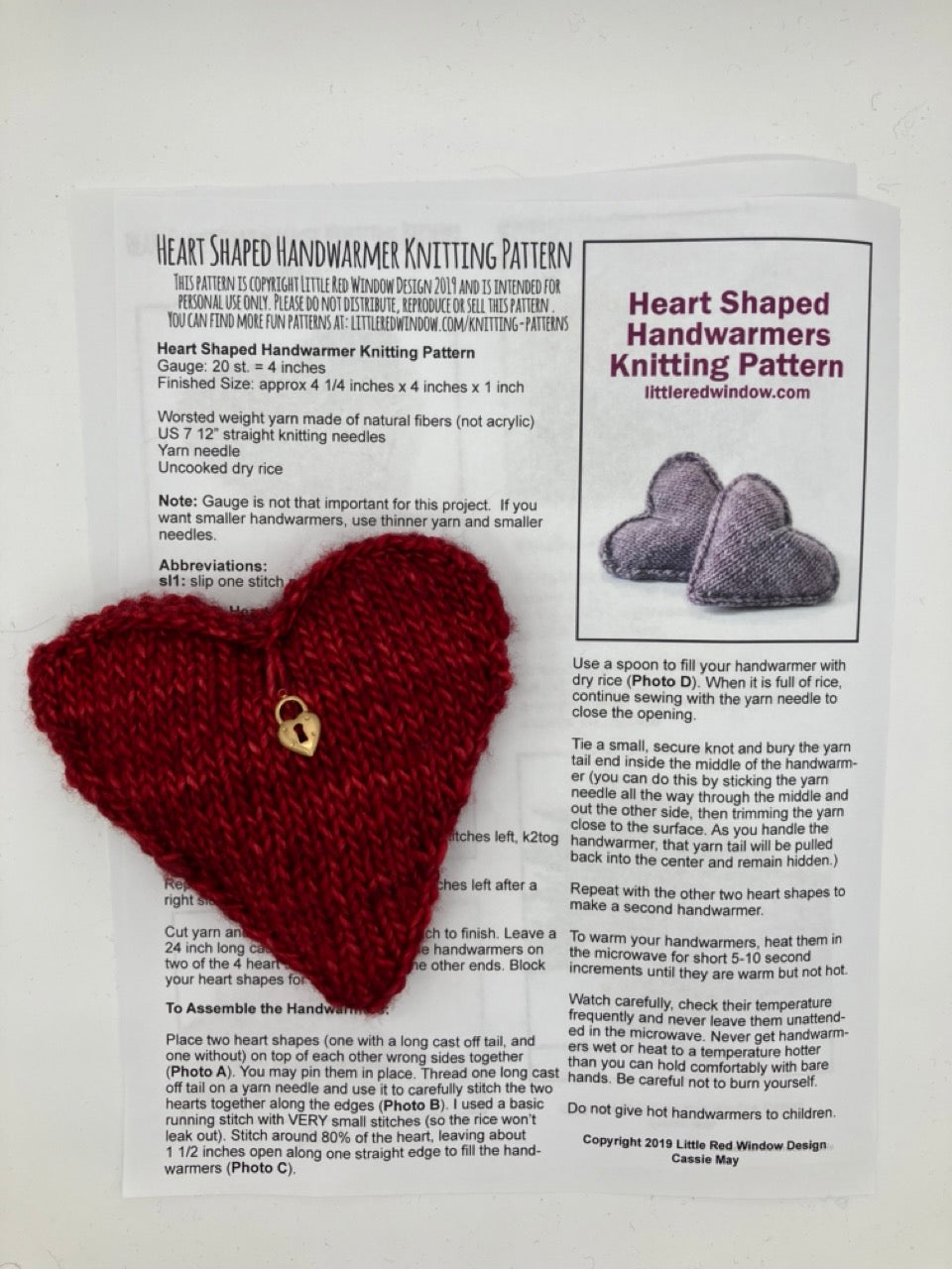 HeartForward Knitted Heart