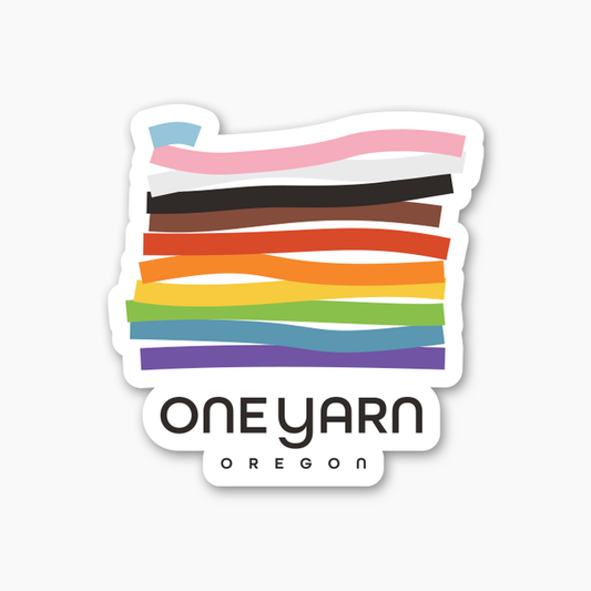 One Yarn Oregon Sticker