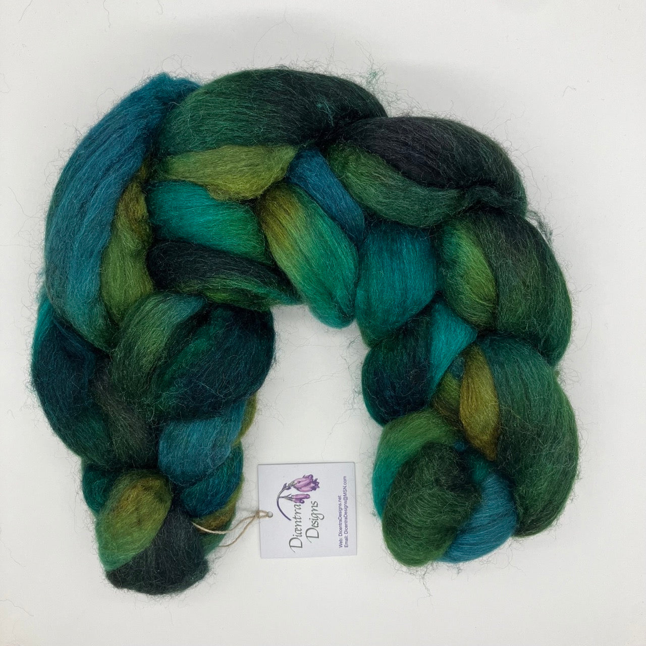 Merino/Yak/Silk Roving