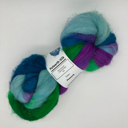 Abstract Fibers Hand-Dyed Roving