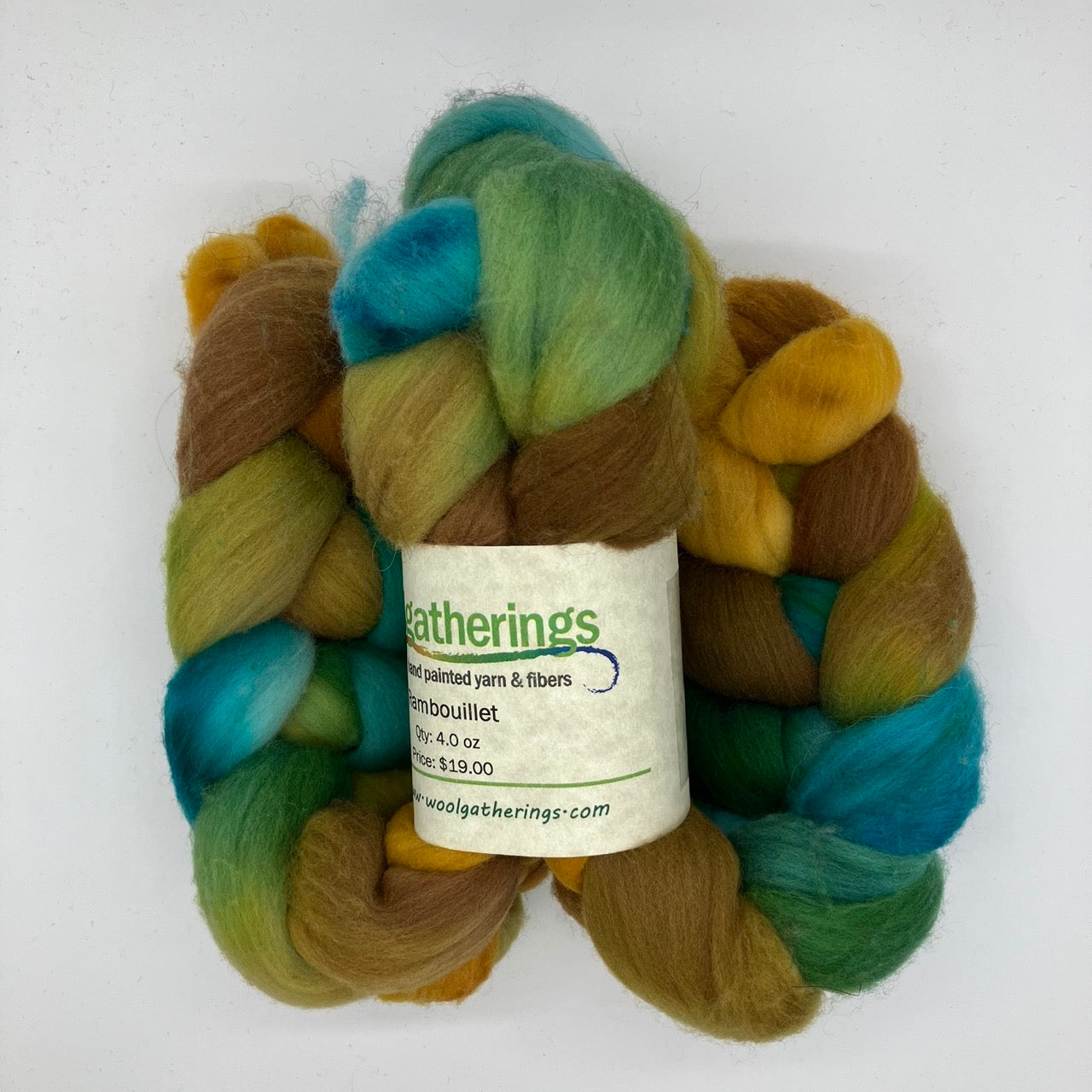 Hand-Dyed Roving