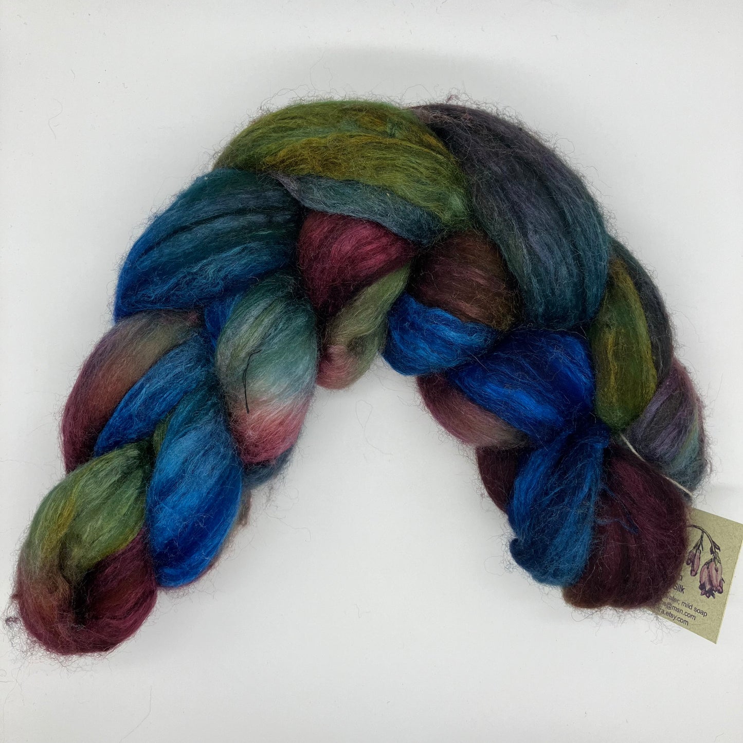 Polwarth/Silk Roving