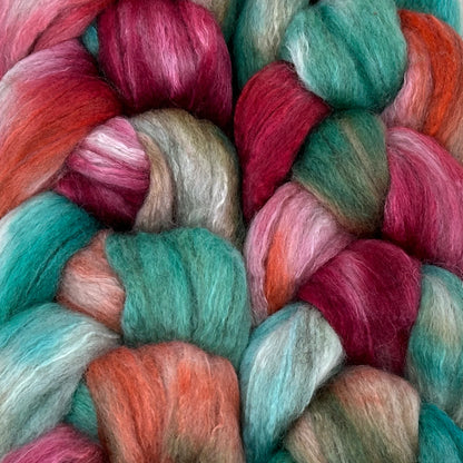 Merino/BFL/Silk Roving