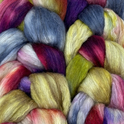 Merino/BFL/Silk Roving