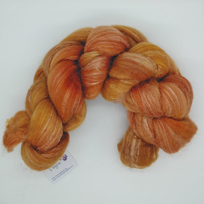 Polwarth/Silk 85/15 Roving