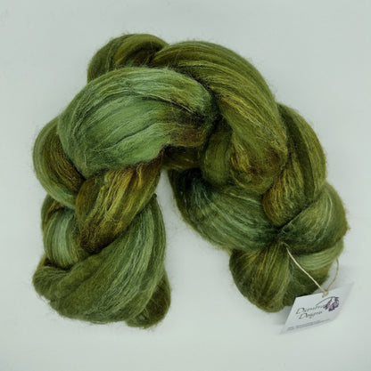 Polwarth/Silk 85/15 Roving