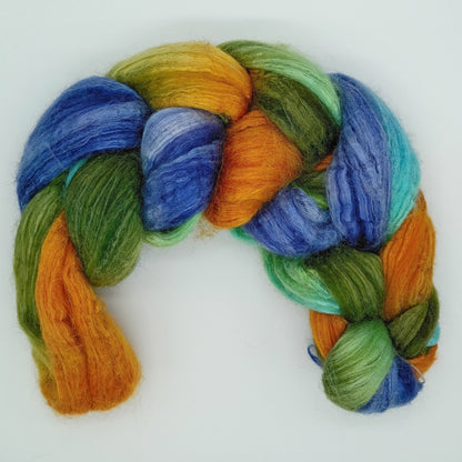 Polwarth/Silk Roving 60/40
