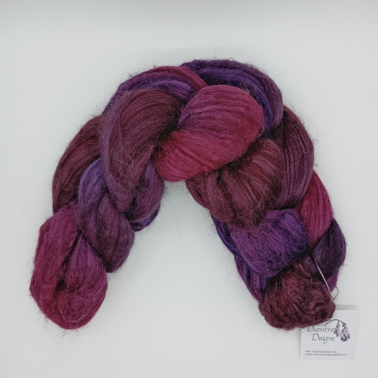 Merino/Yak/Silk Roving