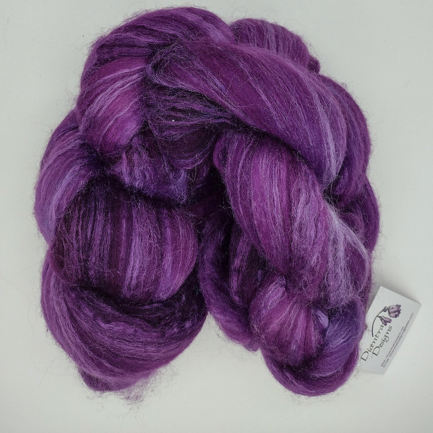 Polwarth/Silk 85/15 Roving