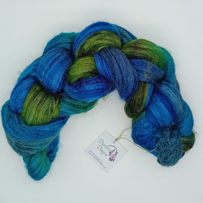 Polwarth/Silk Roving 60/40