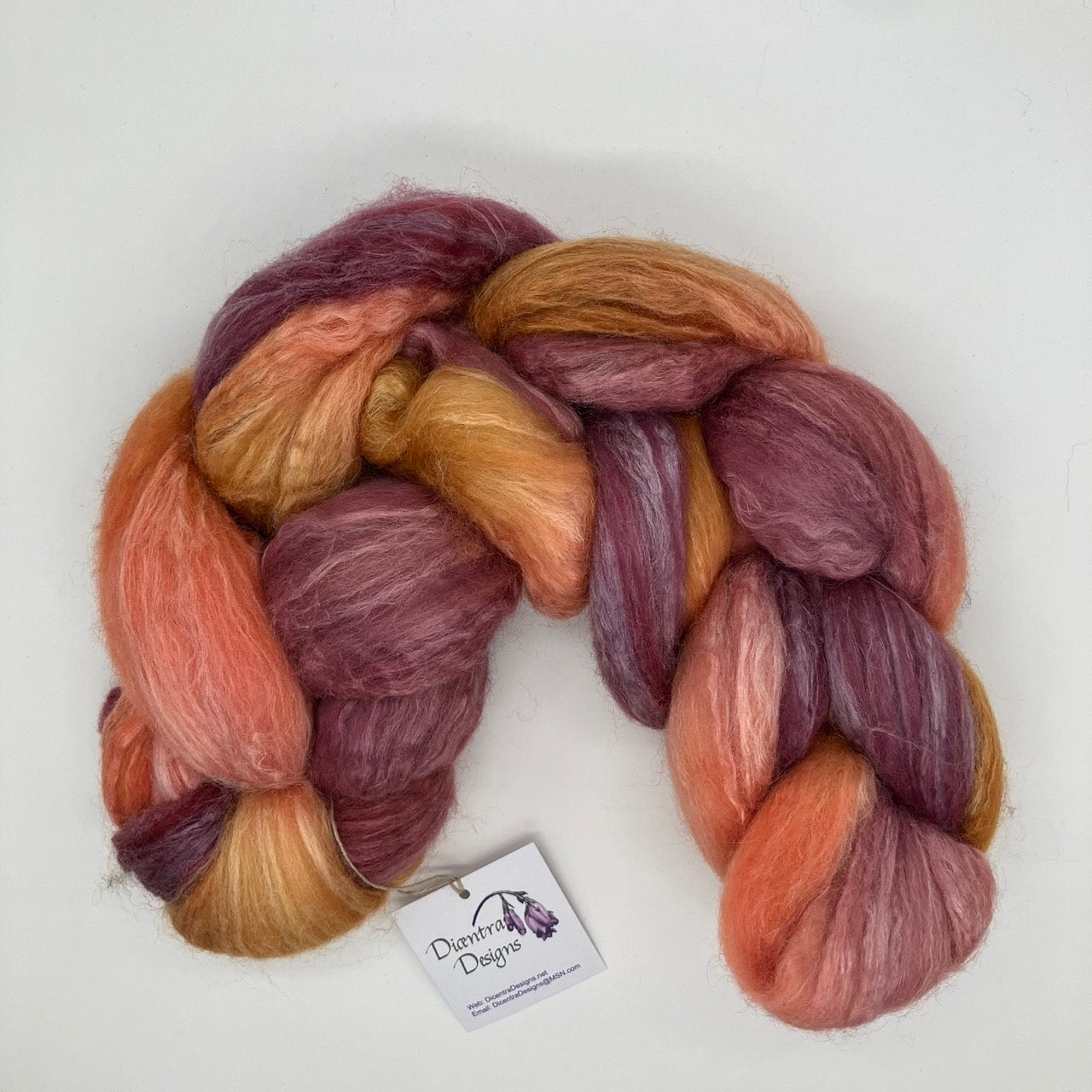 Polwarth/Silk Roving