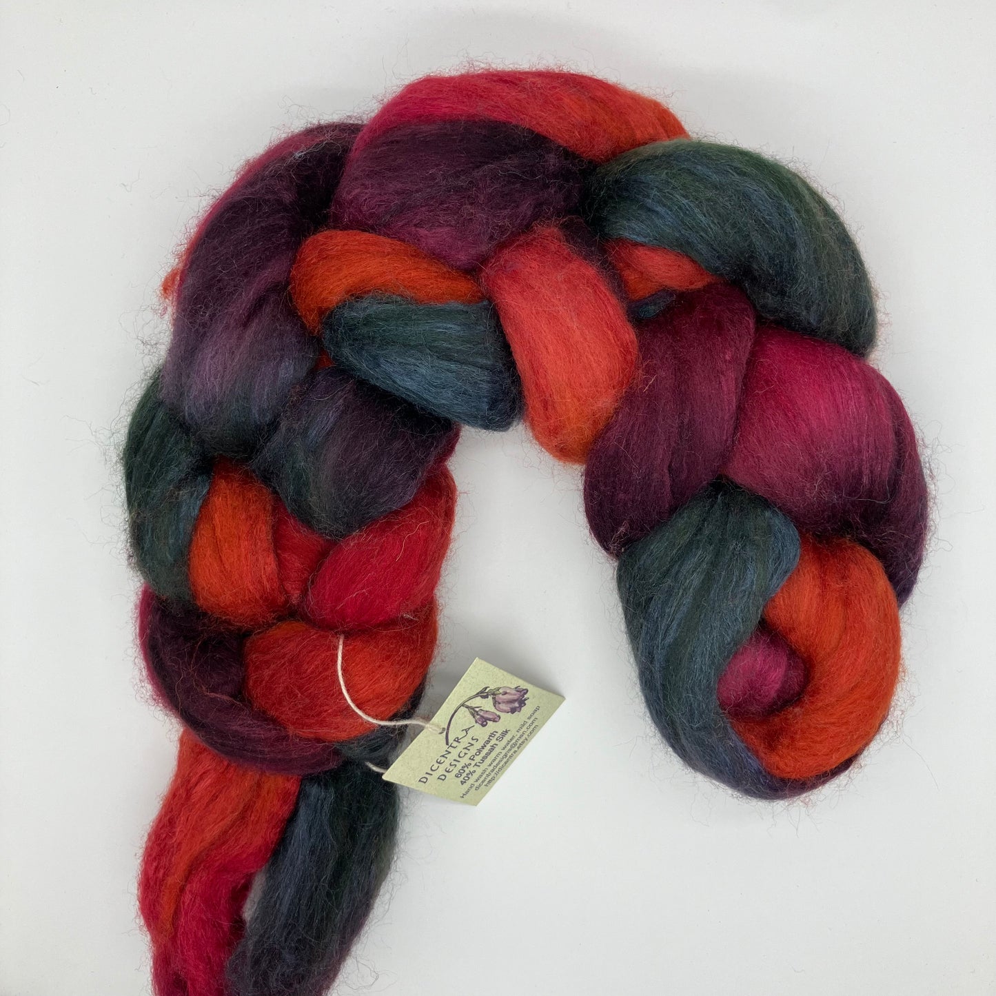 Polwarth/Silk Roving