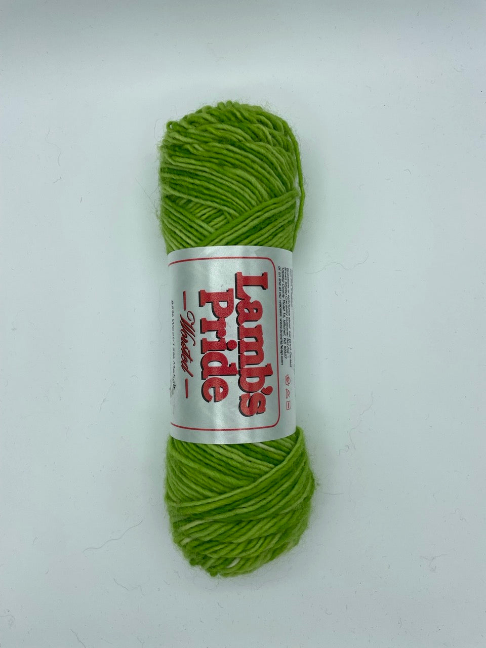 Lime Green Shepherd's Wool Worsted Weight Yarn